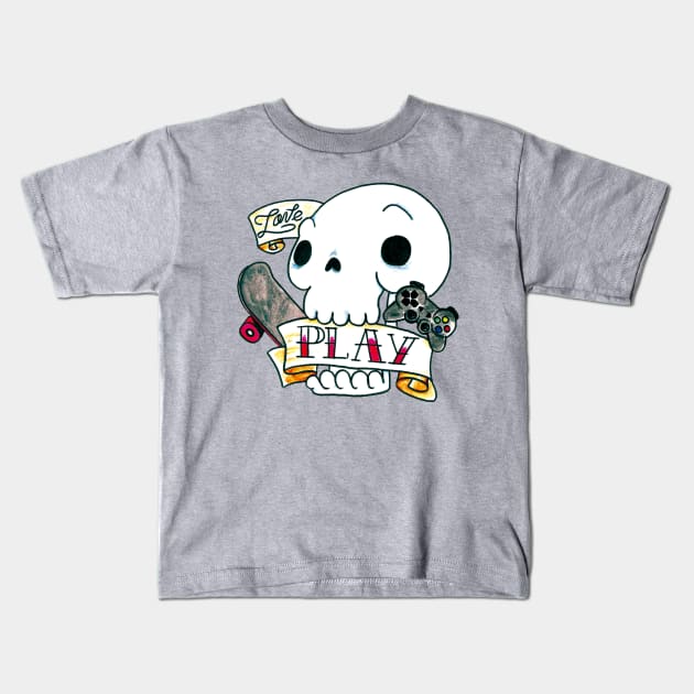 Coolavera Tattoo Kids T-Shirt by Zo8o